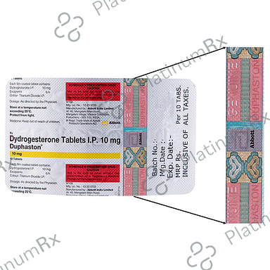 Duphaston 10mg Tablet 10s
