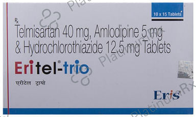 Eritel Trio 5/12.5/40mg Tablet 15s