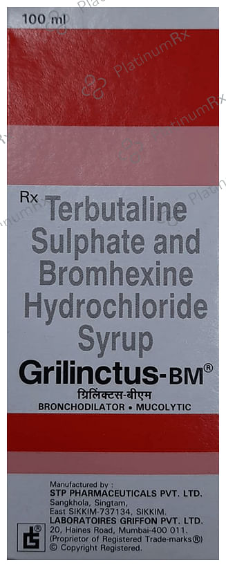 Grilinctus BM 8/2.5mg Syrup 100ml
