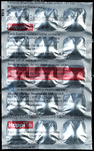 Happi 20mg Tablet 15s