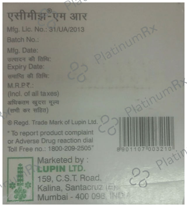Acemiz MR 100/250/325mg Tablet 10s 10s