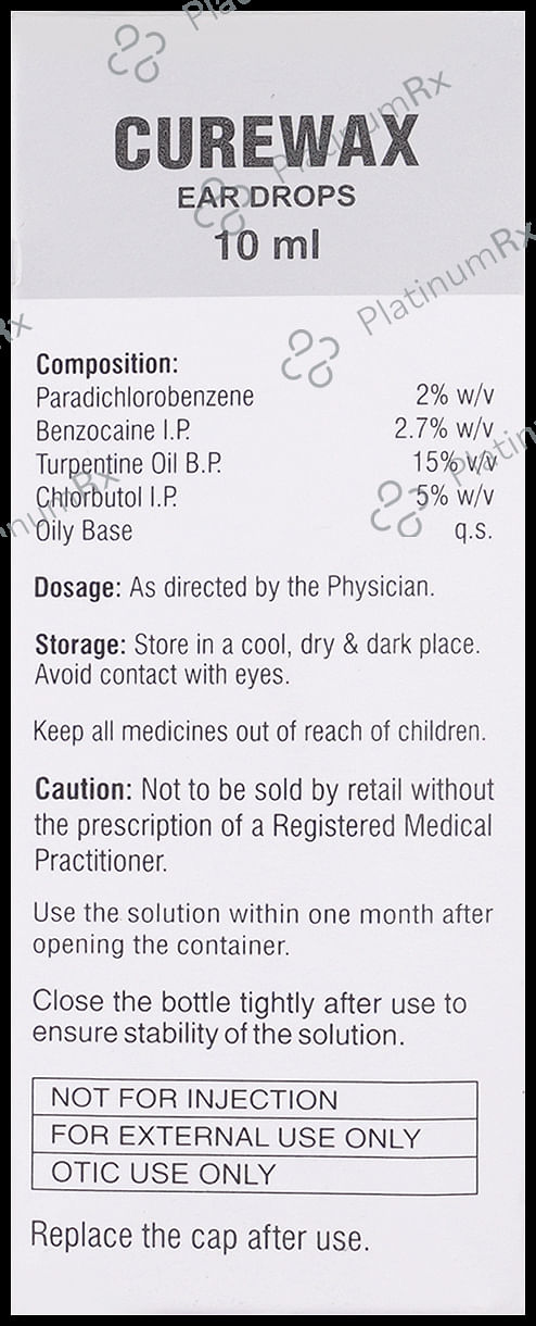 Curewax Ear Drop 10ml