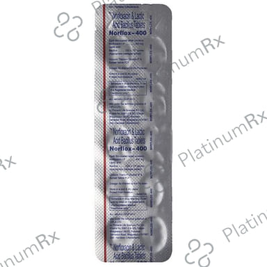 Norflox 400mg Tablet 10s