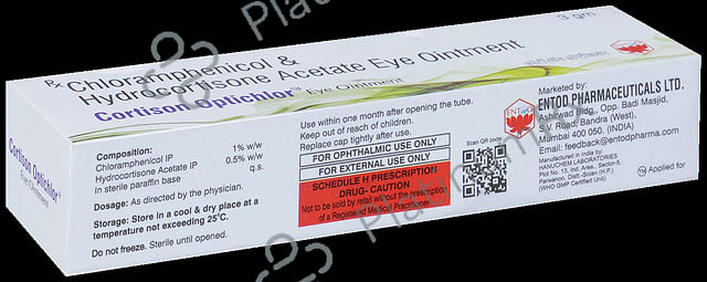 Cortison Optichlor Eye Ointment 3gm