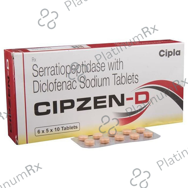 Cipzen D 50/10mg Tablet 10s