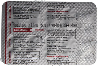 Enzoflam 50/325/15mg Tablet 10s