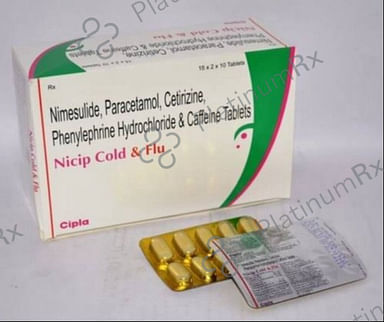 Nicip Cold & Flu 25mg Tablet 10s (Banned)