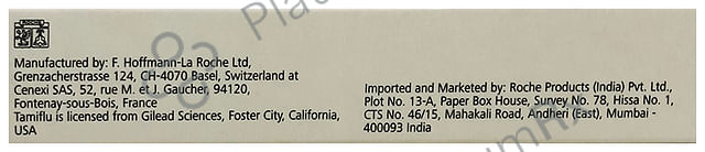 Tamiflu 75mg Capsule
