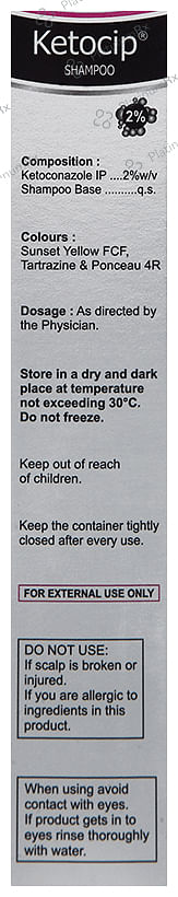 Ketocip 2% Shampoo 100ml