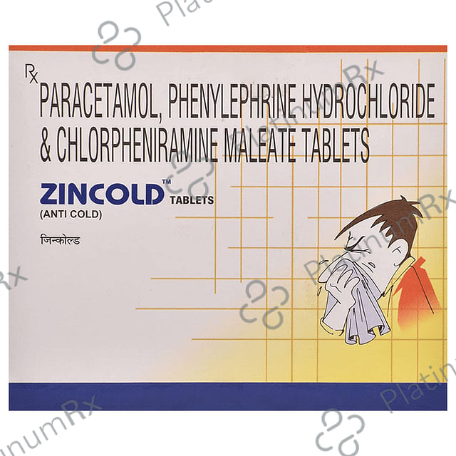 Zincold 2/500/10mg Tablet 15s