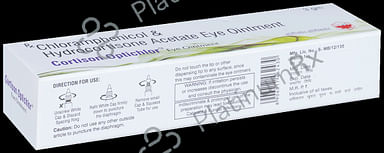 Cortison Optichlor Eye Ointment 3gm