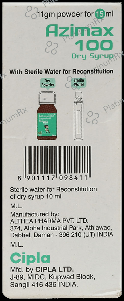 Azimax 100 Dry Syrup