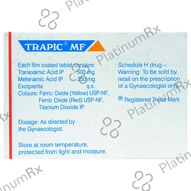 Trapic MF 250/500mg Tablet 10s
