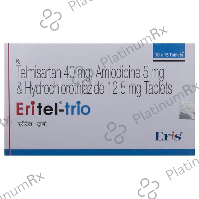 Eritel Trio 5/12.5/40mg Tablet 15s