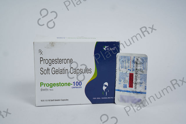 Progestone 100mg Capsule 10s