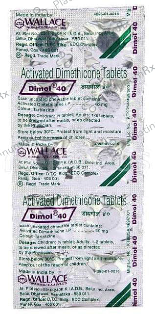 Dimol 40mg Tablet 10s