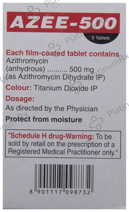 Azee 500mg Tablet 5s