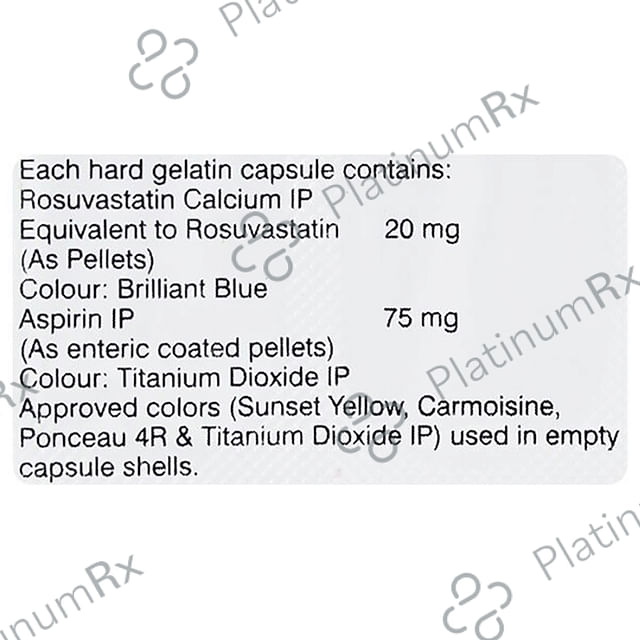 Roseday A 20/75mg Capsule 10s