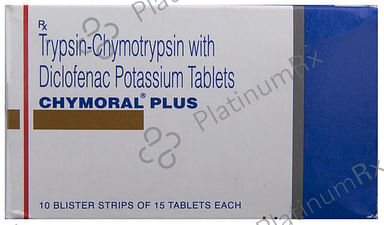 Chymoral Plus 50mg/50000AU Tablet 15s