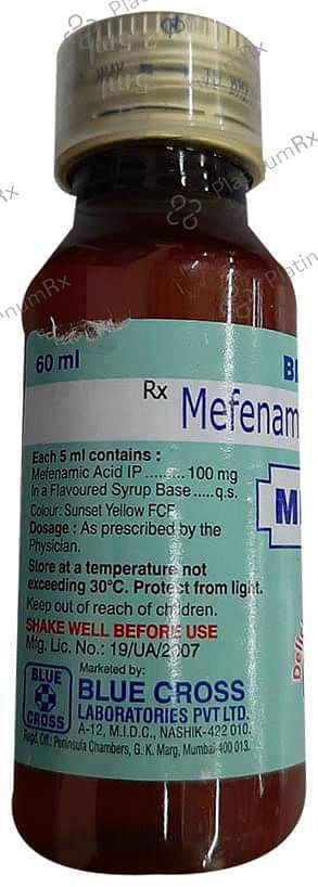Meftal P 100mg Suspension 60ml