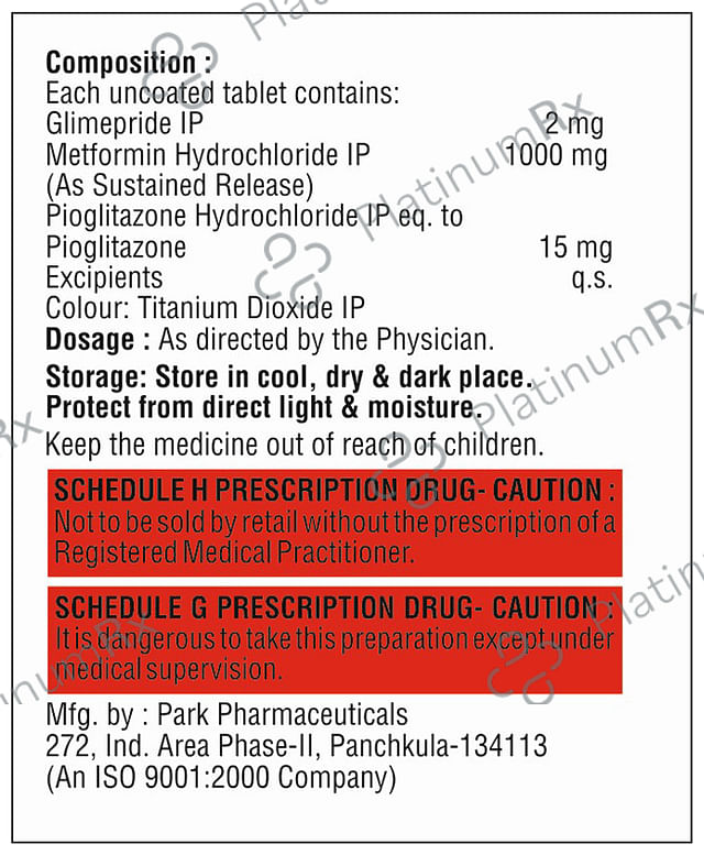 Synoglim MP2 Forte Tablet SR