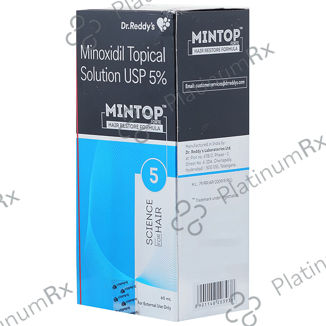 Mintop Forte 5% Minoxidil Solution 120ml