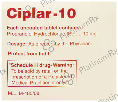 Ciplar 10mg Tablet 15s