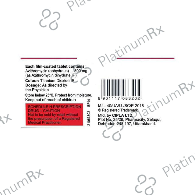 Azicip 500 Tablet