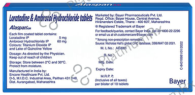 Alaspan AM 60/5mg Tablet 10s