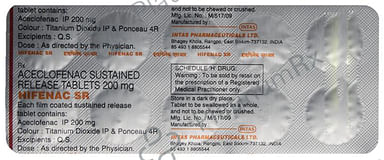 Hifenac SR 200mg Tablet 10s