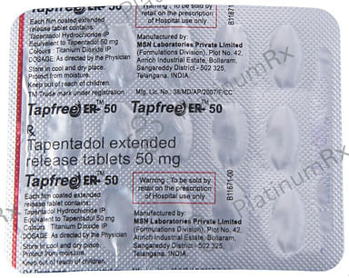 Tapfree ER 50 Tablet