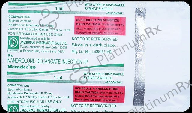 Metadec 50mg Injection 1ml