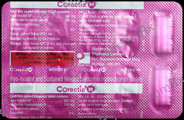 Corectia M 500/600mg Tablet SR 10s