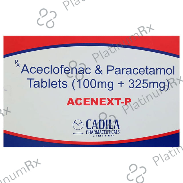 Acenext P 100/325mg Tablet 10s