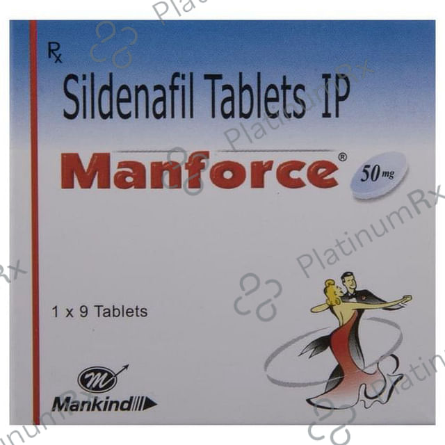 Manforce 50mg Tablet 9s