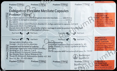 Pradaxa 110mg Capsule 10s