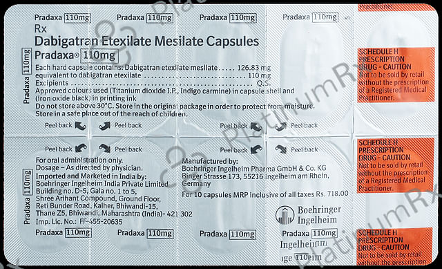 Pradaxa 110mg Capsule 10s