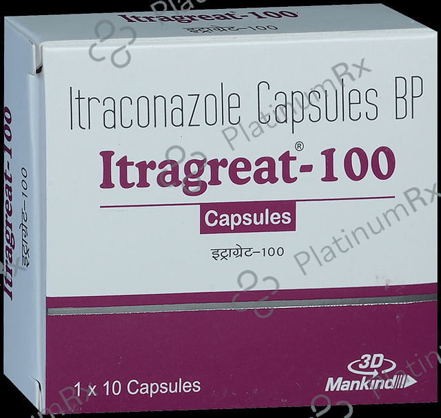 Itragreat 100mg Capsule 10s