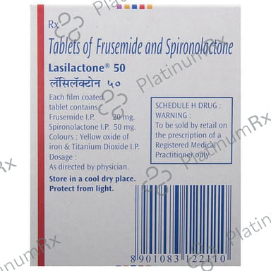 Lasilactone 20/50mg Tablet 10s