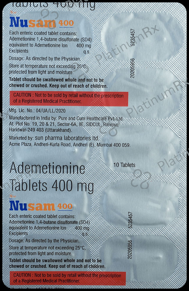 New Nusam 400 Tablet