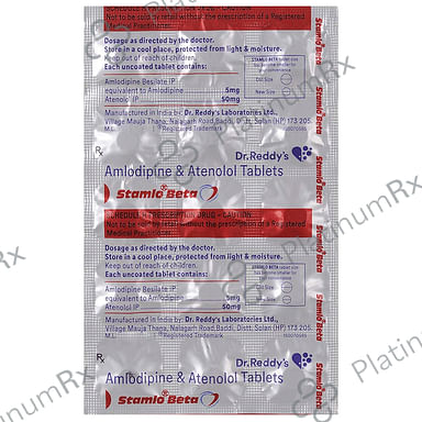 Stamlo Beta 5/50mg Tablet 15s
