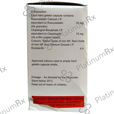 Rosufit CV 20/75mg Capsule 15s