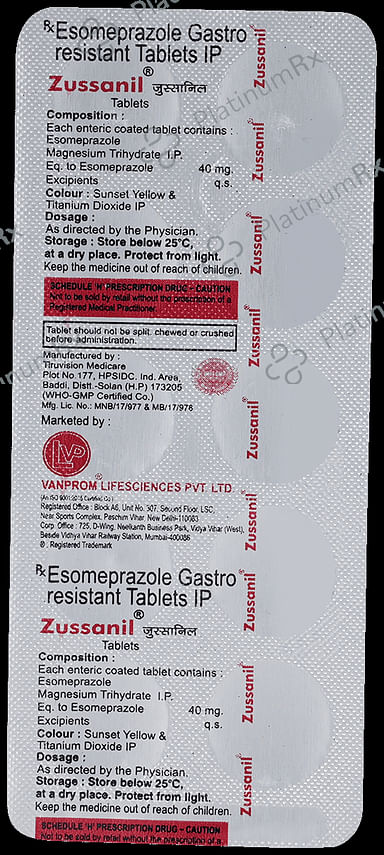 Zussanil 40mg Tablet