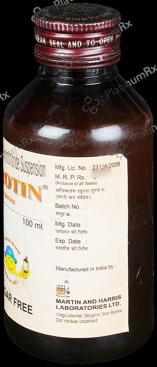 Drotin 10mg Suspension 100ml