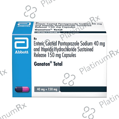 Ganaton Total 150/40mg Capsule SR 10s