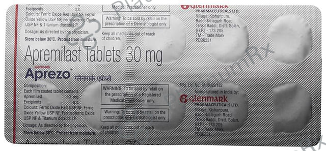 Aprezo 30mg Tablet 10s (Glenmark)