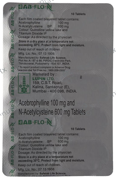 AB Flo N 100/600mg Tablet 10s