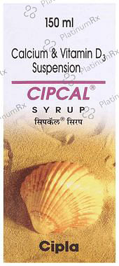 Cipcal 250mg/125IU Syrup 150ml