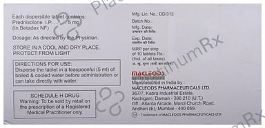 Omnacortil 5mg Tablet DT 10s