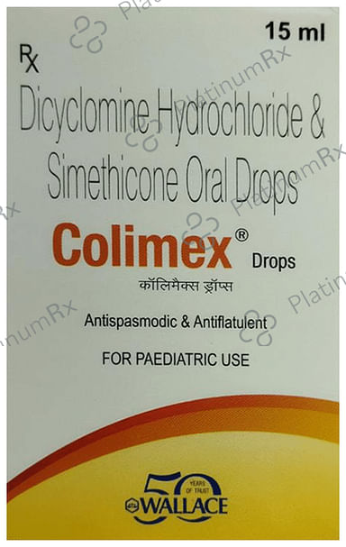 Colimex 10/40mg Oral Drops 15ml